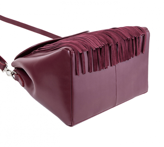 новый дизайн женского вина красные кожаные наплечные сумки для дам 