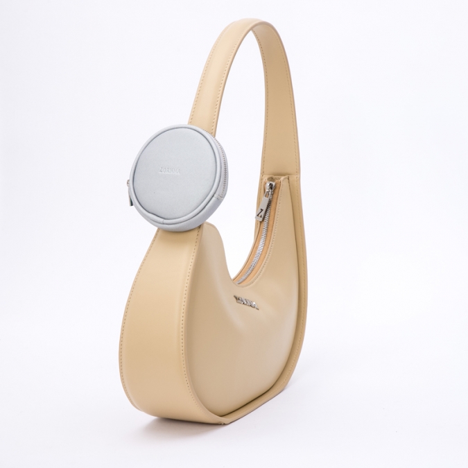 gionar уникальный дизайн кожаная сумка-хобо багетная сумка для дам 