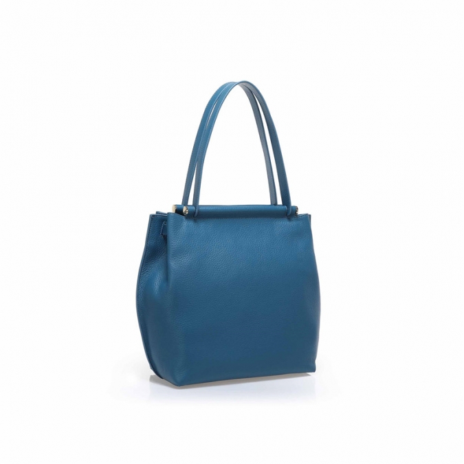 синяя мода о женщинах кожаные плечевые сумочки 