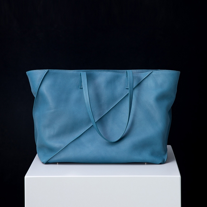 новая модельерская мягкая большая сумка из натуральной кожи 