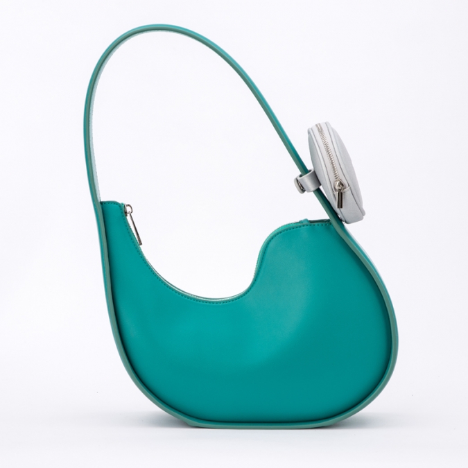 женская сумка через плечо светло-зеленые бродяги уникальный дизайн кошелек с маленьким мешочком 